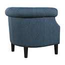 Jofran Lily Stationary Fabric Accent Chair LILY-CH-BLUE IMAGE 4