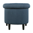 Jofran Lily Stationary Fabric Accent Chair LILY-CH-BLUE IMAGE 5