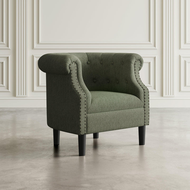 Jofran Lily Stationary Fabric Accent Chair LILY-CH-SAGE IMAGE 5