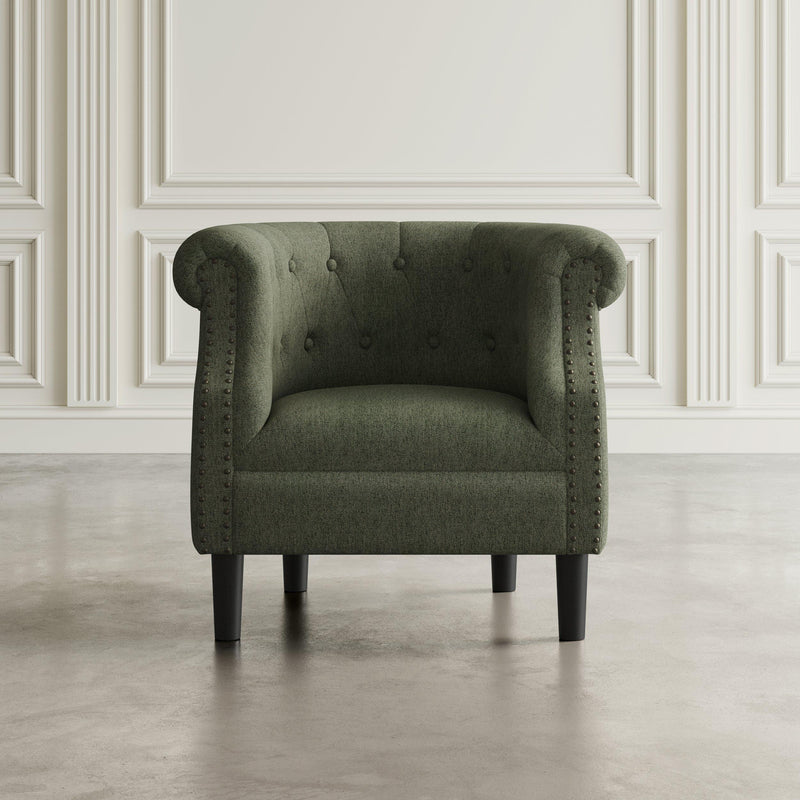 Jofran Lily Stationary Fabric Accent Chair LILY-CH-SAGE IMAGE 6