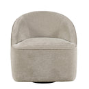 Jofran Lulu Swivel Fabric Accent Chair LULU-SW-TAUPE IMAGE 2