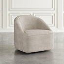 Jofran Lulu Swivel Fabric Accent Chair LULU-SW-TAUPE IMAGE 7
