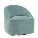 Jofran Lulu Swivel Fabric Accent Chair LULU-SW-TEAL IMAGE 1