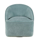 Jofran Lulu Swivel Fabric Accent Chair LULU-SW-TEAL IMAGE 2