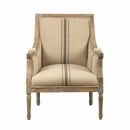 Jofran McKenna Stationary Fabric Accent Chair MCKENNAKD-CH-TAN IMAGE 2