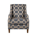 Jofran Sanders Stationary Fabric Accent Chair SANDERS-CH-GREY IMAGE 2
