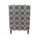 Jofran Sanders Stationary Fabric Accent Chair SANDERS-CH-GREY IMAGE 3