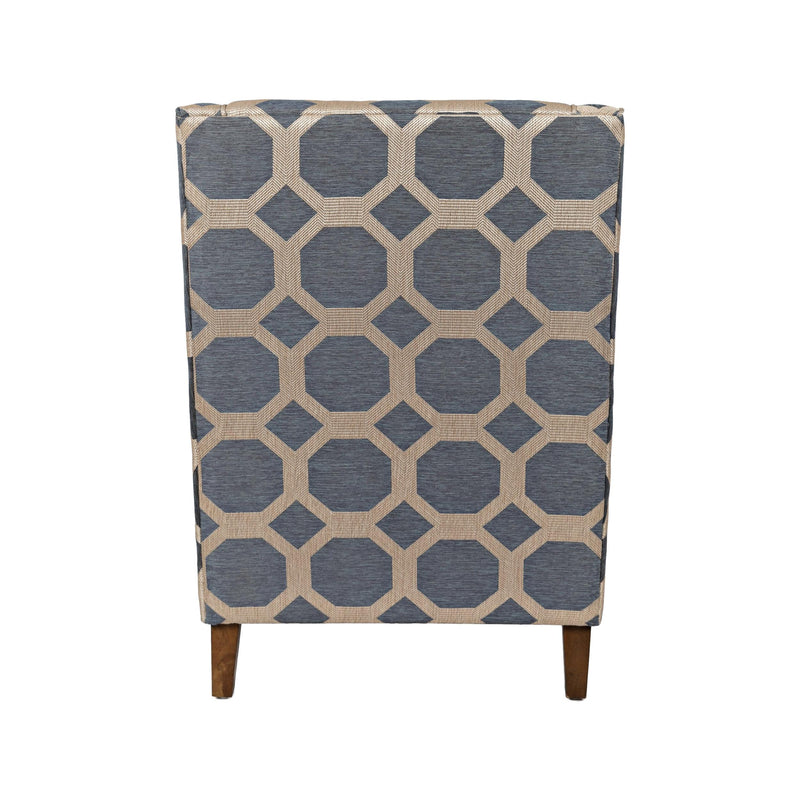 Jofran Sanders Stationary Fabric Accent Chair SANDERS-CH-GREY IMAGE 3