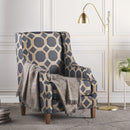Jofran Sanders Stationary Fabric Accent Chair SANDERS-CH-GREY IMAGE 4