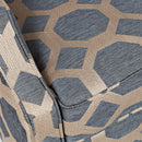 Jofran Sanders Stationary Fabric Accent Chair SANDERS-CH-GREY IMAGE 5