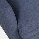 Jofran Theo Stationary Fabric Accent Chair THEO-CH-NAVY IMAGE 7