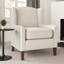 Jofran Turner Stationary Fabric Accent Chair TURNER-CH-MULTI IMAGE 5