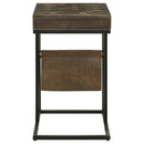 Coaster Furniture Chessie 936135 1-Drawer Side Table With Leatherette Sling - Tobacco IMAGE 3