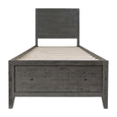 Jofran Maxton Twin Platform Bed with Storage 2150-THB/2150-TRS/2150-TSFB IMAGE 3