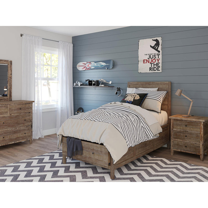 Jofran Maxton Twin Platform Bed with Storage 2152-THB/2152-TRS/2152-TSFB IMAGE 5