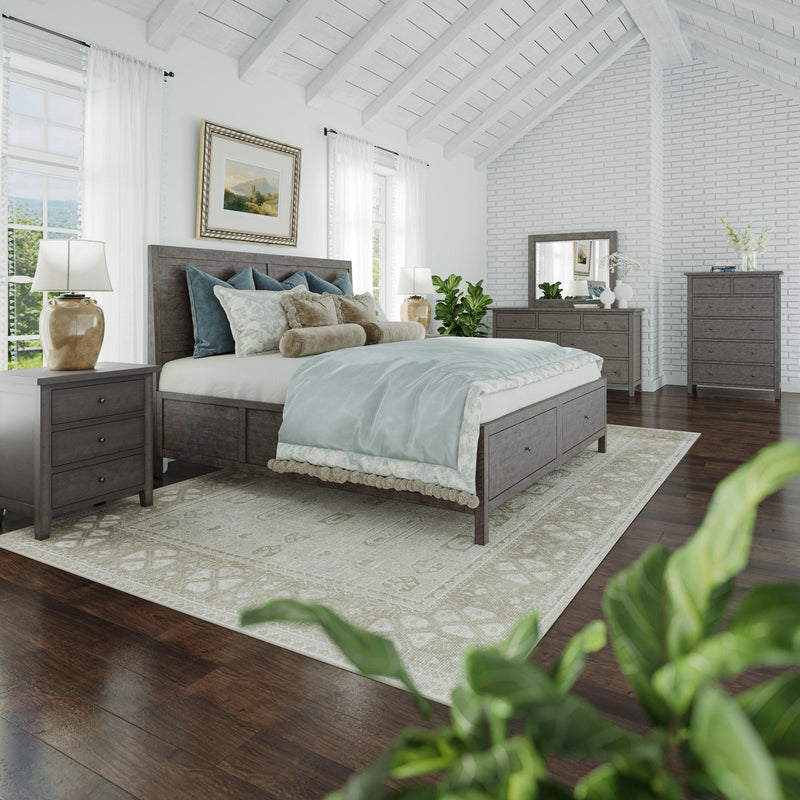 Jofran Maxton Queen Platform Bed with Storage 2150-QHB/2150-QRS/2150-QSFB IMAGE 5