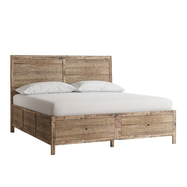 Jofran Maxton Queen Platform Bed with Storage 2152-QHB/2152-QRS/2152-QSFB IMAGE 1