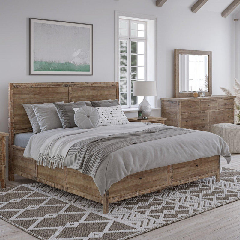 Jofran Maxton Queen Platform Bed with Storage 2152-QHB/2152-QRS/2152-QSFB IMAGE 6