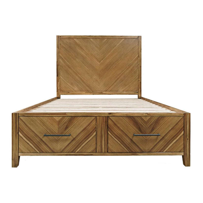 Jofran Eloquence Queen Platform Bed with Storage 2175-QHB/2175-QRS/2175-QSFB IMAGE 3