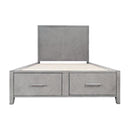 Jofran Eloquence King Platform Bed with Storage 2176-KHB/2176-KRS/2176-KSFB IMAGE 3