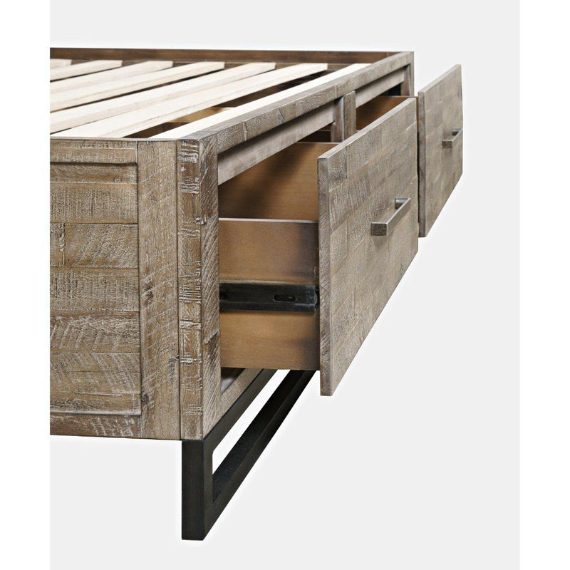 Jofran East Hampton Queen Platform Bed with Storage 2260-QPHB/2260-QRS/2260-QSFB IMAGE 6