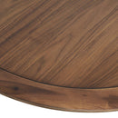 Jofran Round Nash Dining Table with Pedestal Base 2271-NASH50TW/2271-NASH50BW IMAGE 4