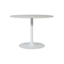 Jofran Round Rowan Dining Table with Marble Top and Pedestal Base 2271-ROWAN42T/2271-ROWAN42BW IMAGE 2