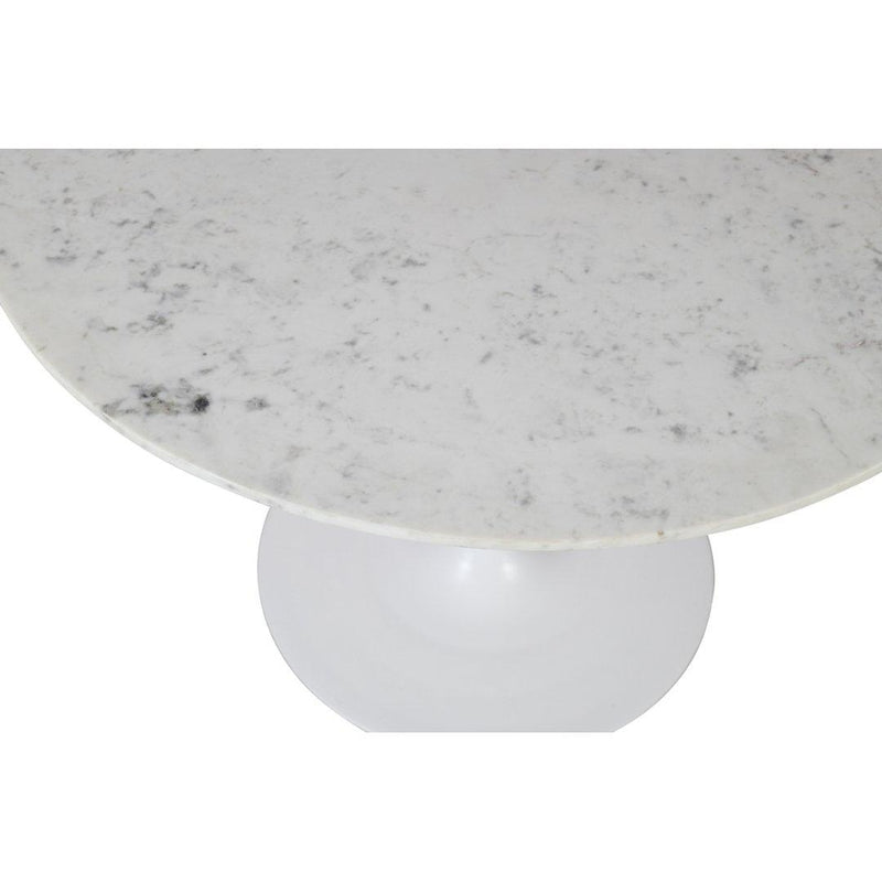 Jofran Round Rowan Dining Table with Marble Top and Pedestal Base 2271-ROWAN42T/2271-ROWAN42BW IMAGE 5
