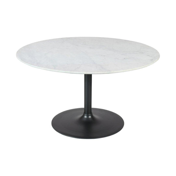 Jofran Round Rowan Dining Table with Marble Top and Pedestal Base 2271-ROWAN42T/2271-ROWAN42BGM IMAGE 1