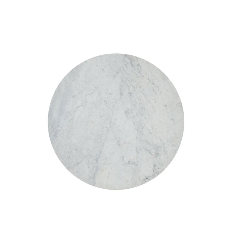 Jofran Round Rowan Dining Table with Marble Top and Pedestal Base 2271-ROWAN54T/2271-ROWAN54BGM IMAGE 3