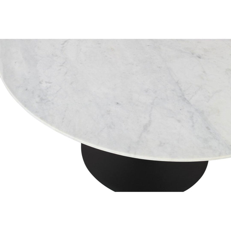 Jofran Round Rowan Dining Table with Marble Top and Pedestal Base 2271-ROWAN54T/2271-ROWAN54BGM IMAGE 6