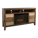Jofran Painted Canyon 1600-FP6034 Electric Fireplace Media Console IMAGE 1