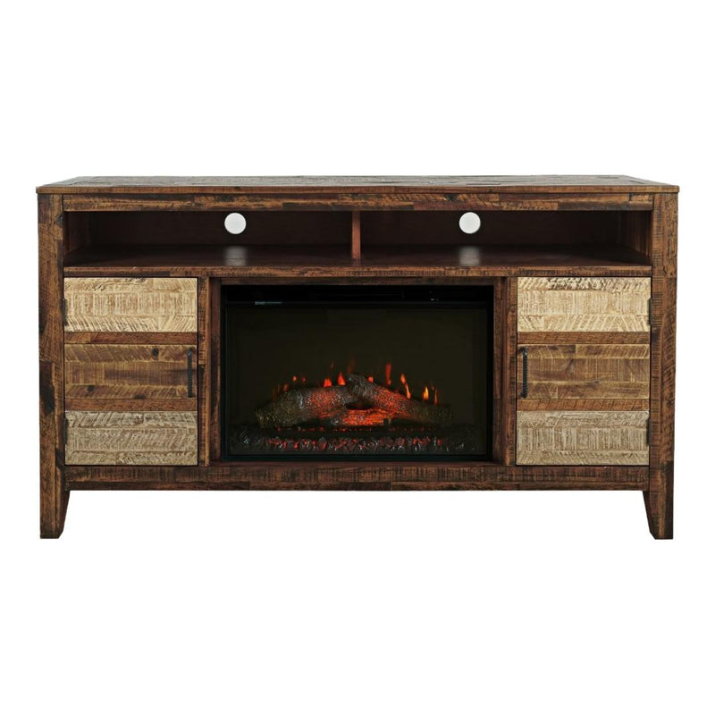 Jofran Painted Canyon 1600-FP6034 Electric Fireplace Media Console IMAGE 2