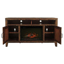 Jofran Painted Canyon 1600-FP6034 Electric Fireplace Media Console IMAGE 3