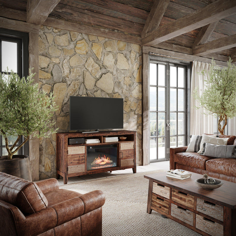 Jofran Painted Canyon 1600-FP6034 Electric Fireplace Media Console IMAGE 8