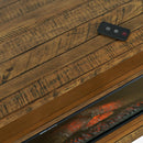 Jofran Telluride 1800-FP6032 Electric Fireplace Media Console - Gold IMAGE 12