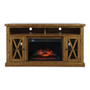 Jofran Telluride 1800-FP6032 Electric Fireplace Media Console - Gold IMAGE 2