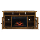 Jofran Telluride 1800-FP6032 Electric Fireplace Media Console - Gold IMAGE 3