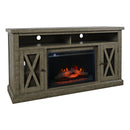 Jofran Telluride 2230-FP6032 Electric Fireplace Media Console - Driftwood IMAGE 1