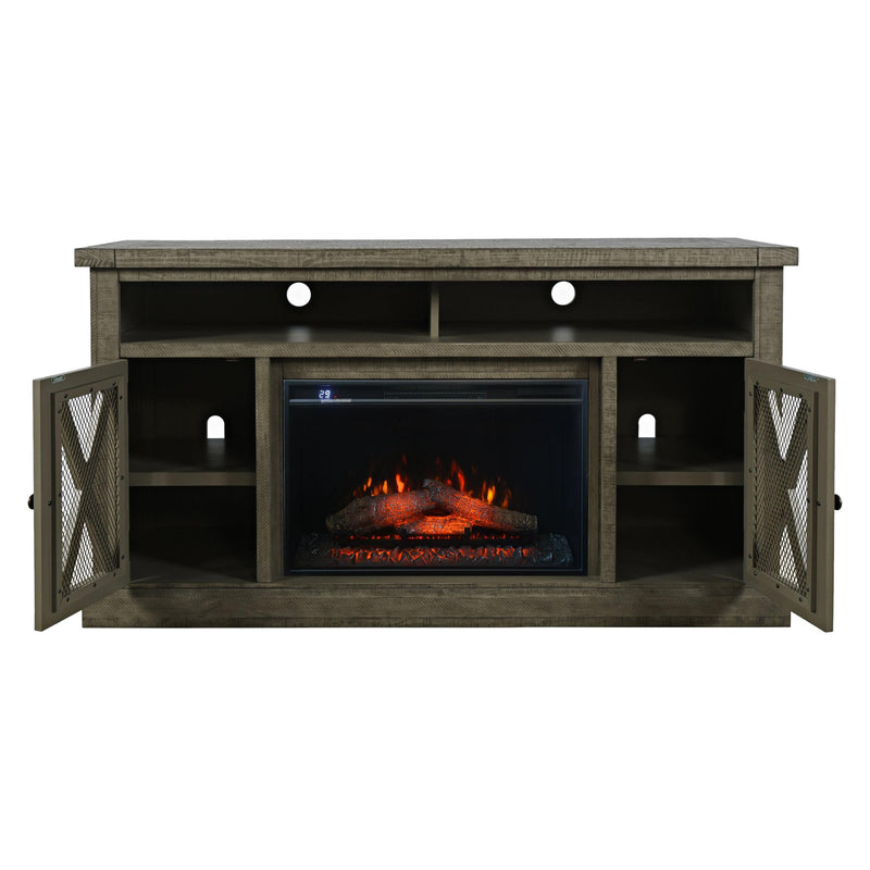 Jofran Telluride 2230-FP6032 Electric Fireplace Media Console - Driftwood IMAGE 3