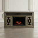Jofran Telluride 2230-FP6032 Electric Fireplace Media Console - Driftwood IMAGE 9