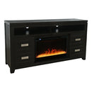 Jofran Altamonte 1850-FP6032 Electric Fireplace Media Console - Dark Charcoal IMAGE 1
