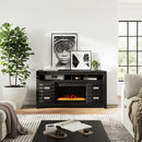 Jofran Altamonte 1850-FP6032 Electric Fireplace Media Console - Dark Charcoal IMAGE 7
