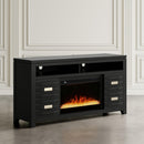 Jofran Altamonte 1850-FP6032 Electric Fireplace Media Console - Dark Charcoal IMAGE 8