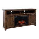 Jofran Bakersfield 1900-FP6032 Electric Fireplace Media Console - Driftwood IMAGE 1