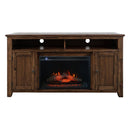 Jofran Bakersfield 1900-FP6032 Electric Fireplace Media Console - Driftwood IMAGE 2