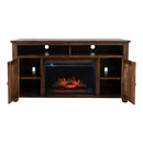Jofran Bakersfield 1900-FP6032 Electric Fireplace Media Console - Driftwood IMAGE 3