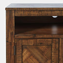 Jofran Fairview 1932-FP6032 Electric Fireplace Media Console - Driftwood/Oak IMAGE 12