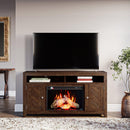 Jofran Fairview 1932-FP6032 Electric Fireplace Media Console - Driftwood/Oak IMAGE 9