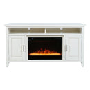 Jofran Urban Icon 2000-FP6032 Electric Fireplace Media Console - UI White IMAGE 2
